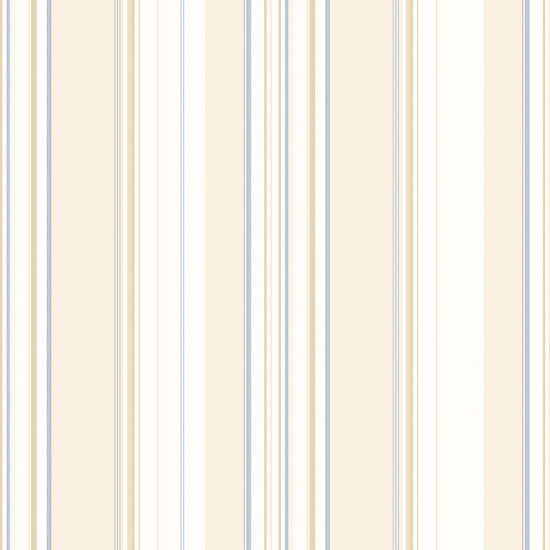 media image for Abstract Stripes Cream/Blue Wallpaper from the Kitchen Recipes Collection by Galerie Wallcoverings 295