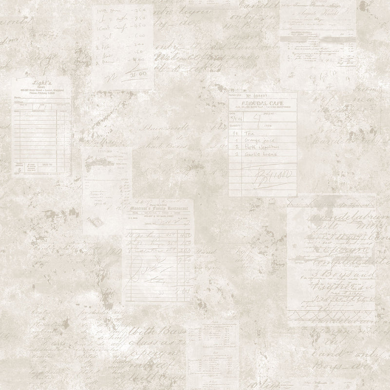 media image for Café Utensils Beige/White Wallpaper from the Kitchen Recipes Collection by Galerie Wallcoverings 226
