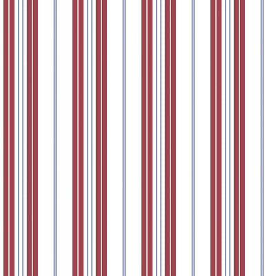 product image for Two Colour Stripe Red/Navy Wallpaper from the Deauville 2 Collection by Galerie Wallcoverings 68