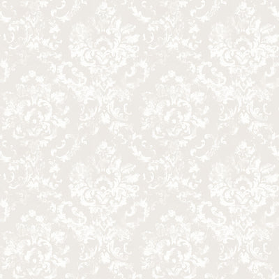 product image of Damask Grey Wallpaper from the Vintage Roses Collection by Galerie Wallcoverings 513