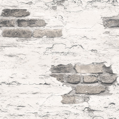 product image for Exposed Brick Grey Wallpaper from the Grunge Collection by Galerie Wallcoverings 77
