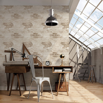 product image for Exposed Brick Beige Wallpaper from the Grunge Collection by Galerie Wallcoverings 26