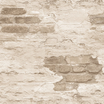 product image of Exposed Brick Beige Wallpaper from the Grunge Collection by Galerie Wallcoverings 549