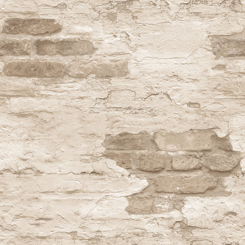 media image for Exposed Brick Beige Wallpaper from the Grunge Collection by Galerie Wallcoverings 215