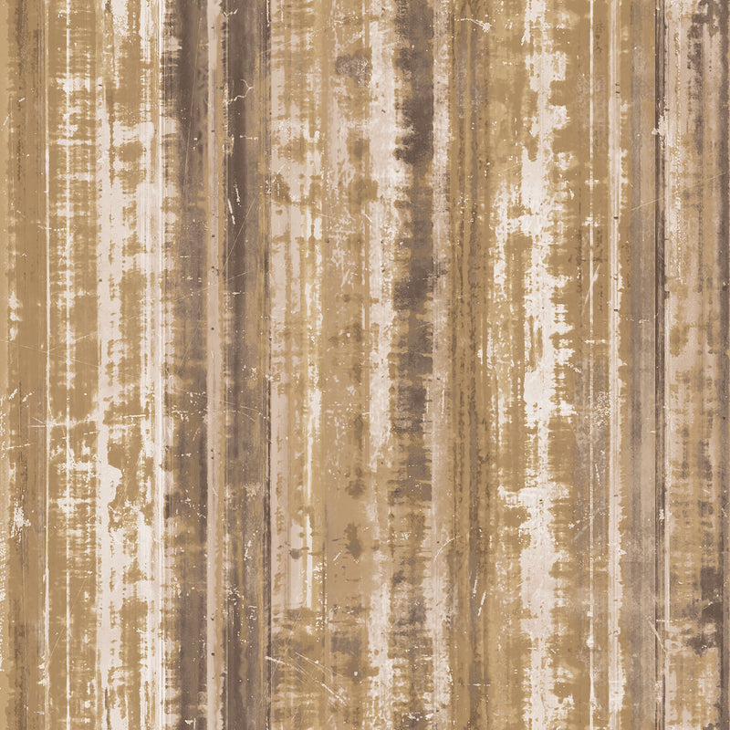 media image for Corrugated Metal Gold Wallpaper from the Grunge Collection by Galerie Wallcoverings 297