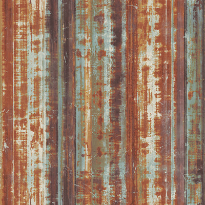 product image of Corrugated Metal Rust Wallpaper from the Grunge Collection by Galerie Wallcoverings 541
