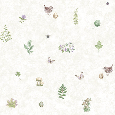 product image for Meadow Spot Beige/Lilac Wallpaper from the Just Kitchens Collection by Galerie Wallcoverings 82