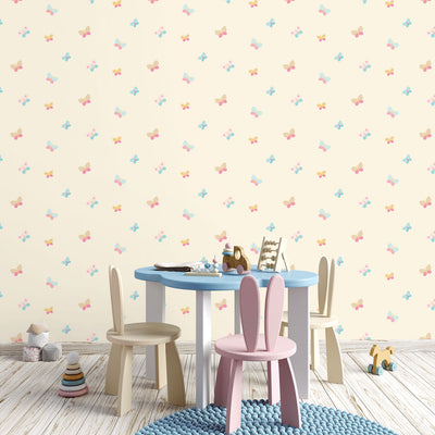product image for Butterfly Orange Wallpaper from the Just 4 Kids 2 Collection by Galerie Wallcoverings 13