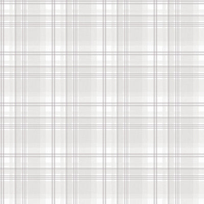 product image for Nordic Elements Check Plaid Wallpaper in Cream 58