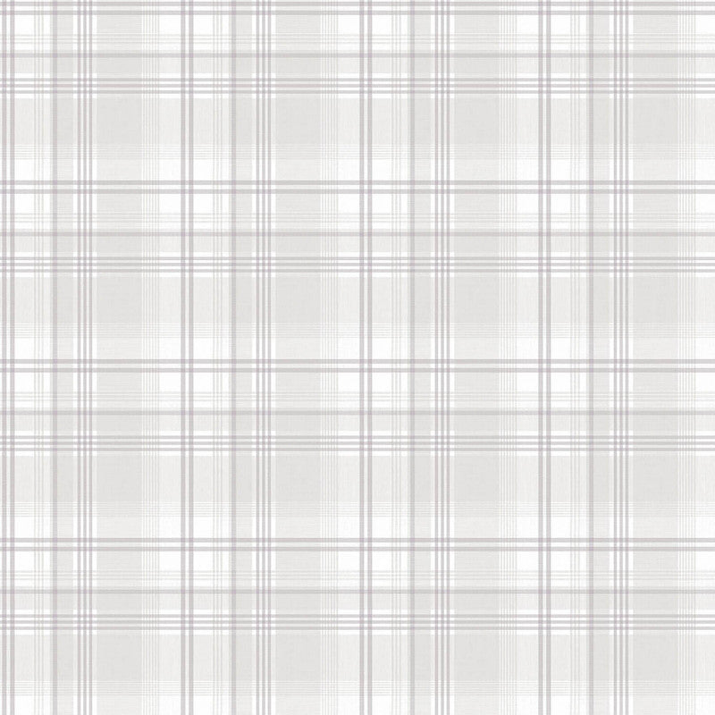 media image for Nordic Elements Check Plaid Wallpaper in Cream 279
