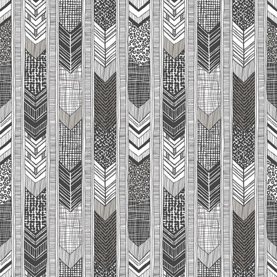 product image of Arrows Black Wallpaper from the Global Fusion Collection by Galerie Wallcoverings 534
