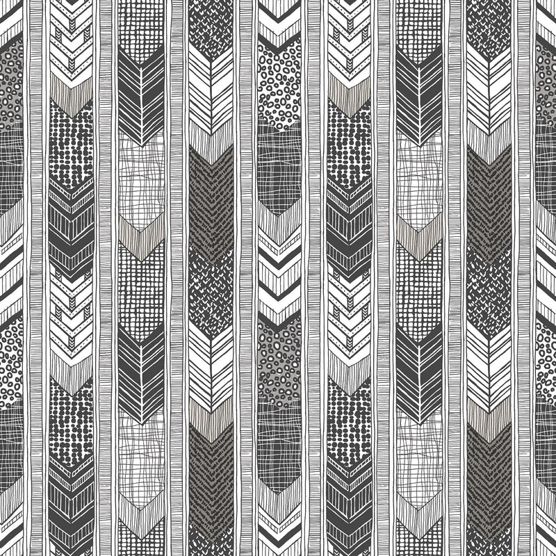 media image for Arrows Black Wallpaper from the Global Fusion Collection by Galerie Wallcoverings 277