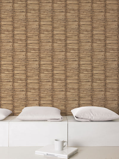 product image for Bamboo Beige Wallpaper from the Global Fusion Collection by Galerie Wallcoverings 80