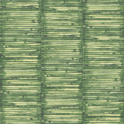 product image of Bamboo Green Wallpaper from the Global Fusion Collection by Galerie Wallcoverings 526