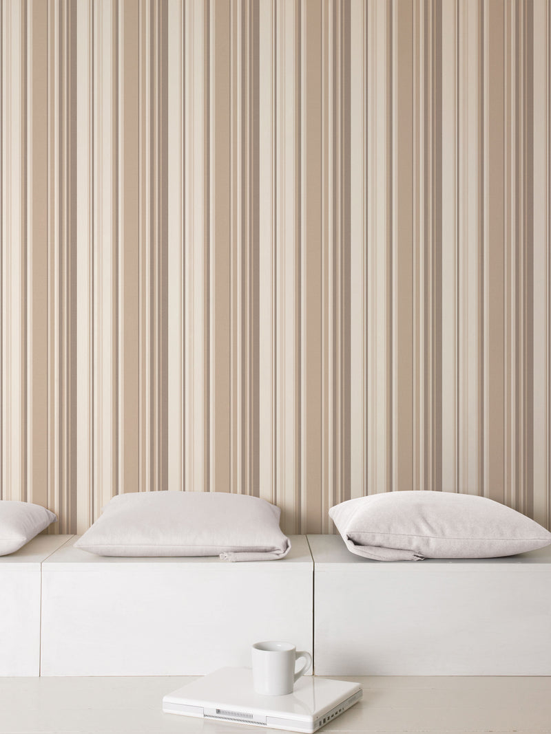 media image for GF Stripe Brown Wallpaper from the Global Fusion Collection by Galerie Wallcoverings 279