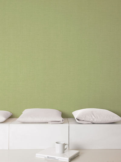 product image for Rattan Green Wallpaper from the Global Fusion Collection by Galerie Wallcoverings 3