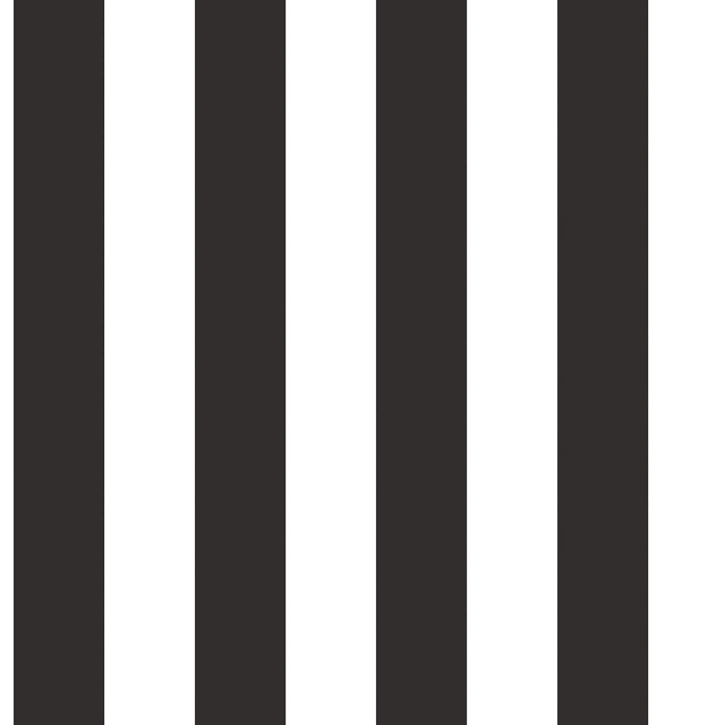 media image for Awning Stripe Black Wallpaper from the Just Kitchens Collection by Galerie Wallcoverings 224
