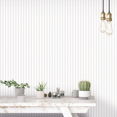 product image for Napkin Stripe Grey/Beige Wallpaper from the Just Kitchens Collection by Galerie Wallcoverings 35