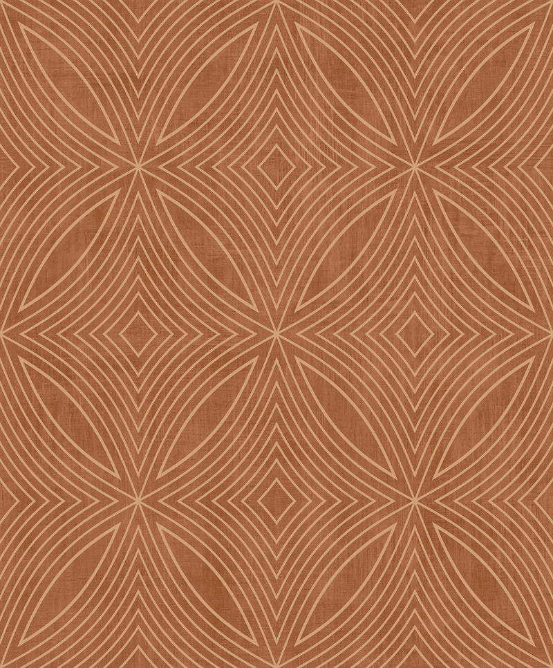 media image for Spiral Copper Wallpaper from the Special FX Collection by Galerie Wallcoverings 243