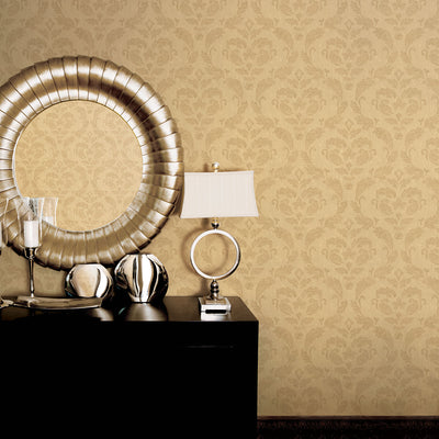 product image for In Lay Wallpaper in Ochre/Light Gold from the Ambiance Collection by Galerie Wallcoverings 81