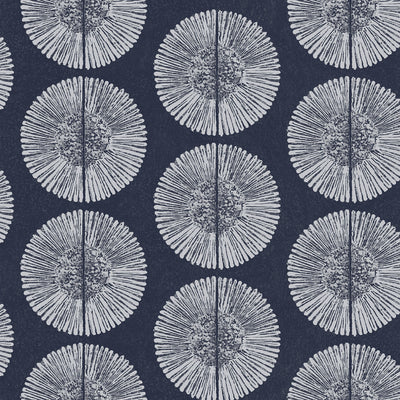 product image of Soleil Wallpaper in Navy, White from the Bazaar Collection by Galerie Wallcoverings 540