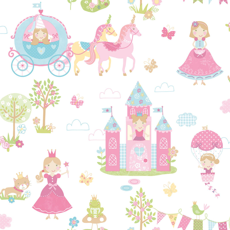 media image for Fairytale Primary Wallpaper from the Tiny Tots 2 Collection by Galerie Wallcoverings 234