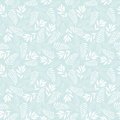 product image of Koala Leaf Turquoise Wallpaper from the Tiny Tots 2 Collection by Galerie Wallcoverings 599
