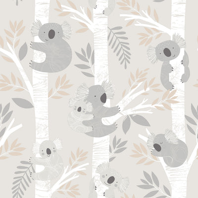 product image of Koalas Greige/Glitter Wallpaper from the Tiny Tots 2 Collection by Galerie Wallcoverings 52