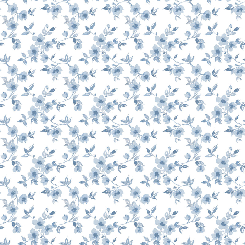 media image for Anemone Mini Blue Wallpaper from the Secret Garden Collection by Galerie Wallcoverings 251