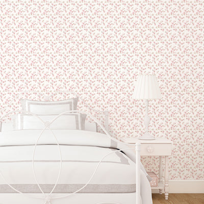 product image for Anemone Mini Dusty Pink Wallpaper from the Secret Garden Collection by Galerie Wallcoverings 21