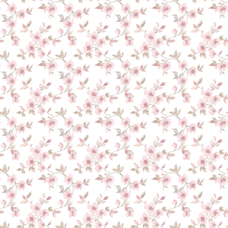 media image for Anemone Mini Dusty Pink Wallpaper from the Secret Garden Collection by Galerie Wallcoverings 211