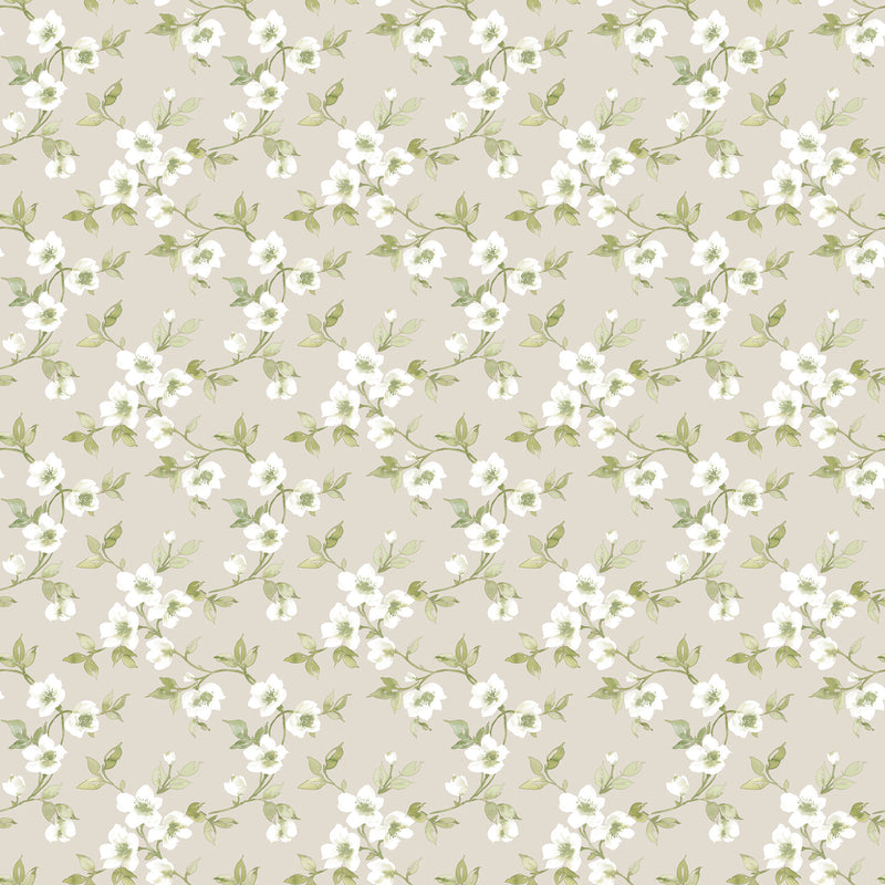 media image for Anemone Mini Taupe Wallpaper from the Secret Garden Collection by Galerie Wallcoverings 283
