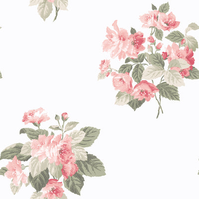 product image for Classic Bouquet Pink Wallpaper from the Secret Garden Collection by Galerie Wallcoverings 5
