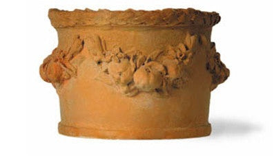 media image for Garland Planter in Terracotta Finish design by Capital Garden Products 231