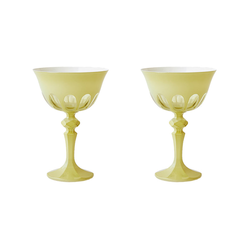 media image for rialto coupe glassware in various colors by sir madam 1 294