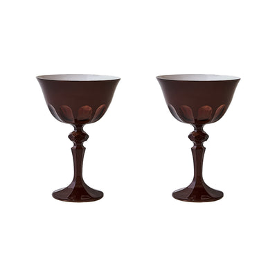 product image for rialto coupe glassware in various colors by sir madam 4 90