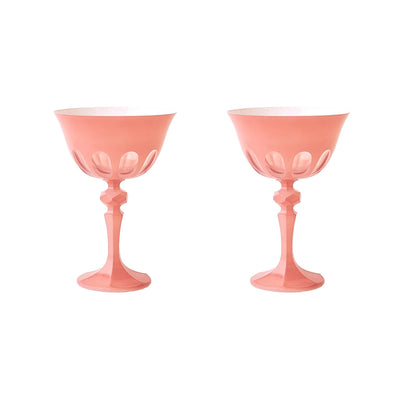 product image for rialto coupe glassware in various colors by sir madam 6 6