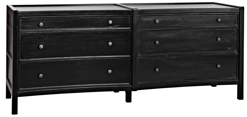media image for hampton 6 drawer dreser by noir new gdre241hb 2 1 24