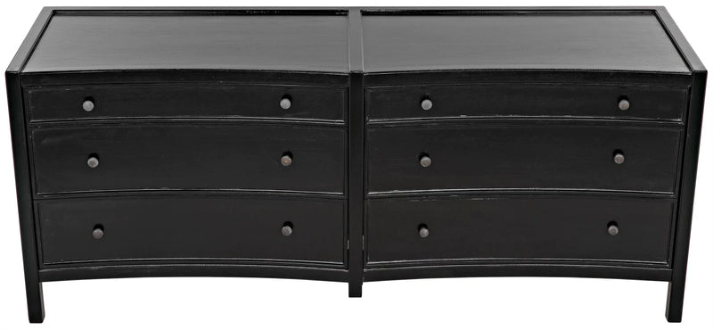 media image for hampton 6 drawer dreser by noir new gdre241hb 2 2 242