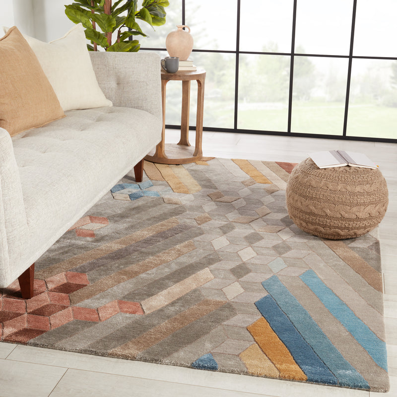 media image for Genesis Cairns Hand Tufted Multicolor & Gray Rug 5 253