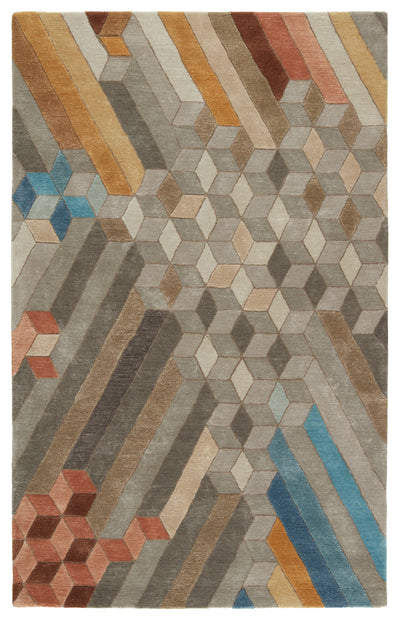 product image for Genesis Cairns Hand Tufted Multicolor & Gray Rug 1 93
