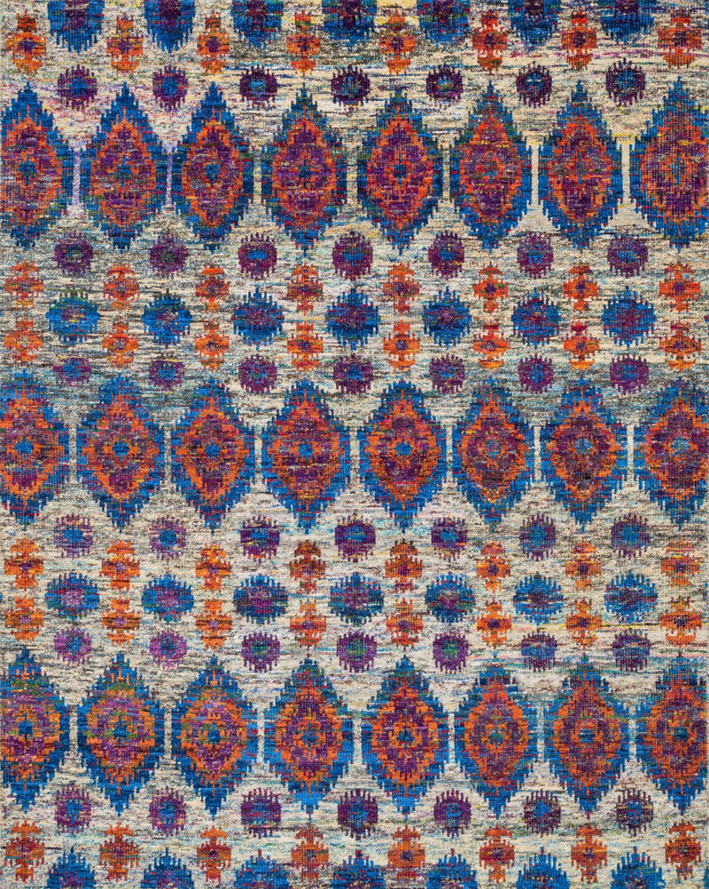 media image for Giselle Hand Knotted Peacock Rug 1 217