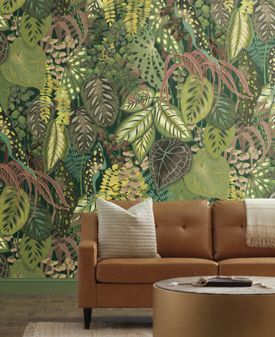 product image for Greenery Jade Wall Mural from the Greenhouse Collection by York Wallcoverings 67