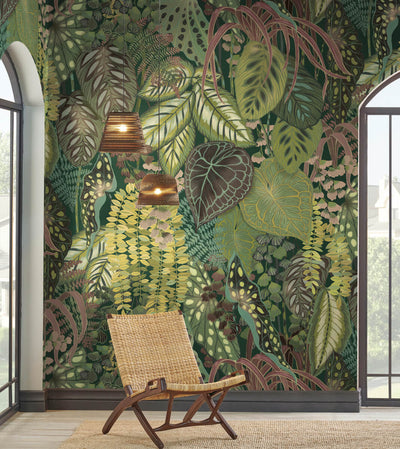 product image for Greenery Jade Wall Mural from the Greenhouse Collection by York Wallcoverings 95