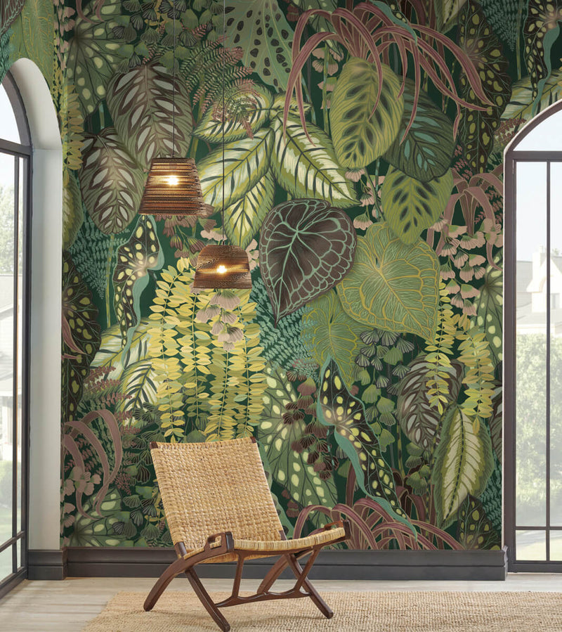 media image for Greenery Jade Wall Mural from the Greenhouse Collection by York Wallcoverings 23