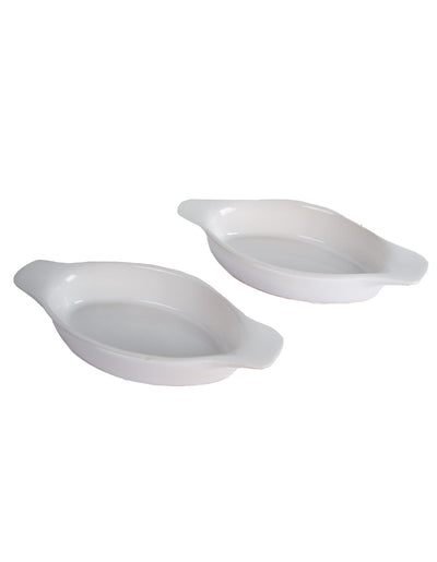 product image for Handled Oval Dish - Set of 2-1 35