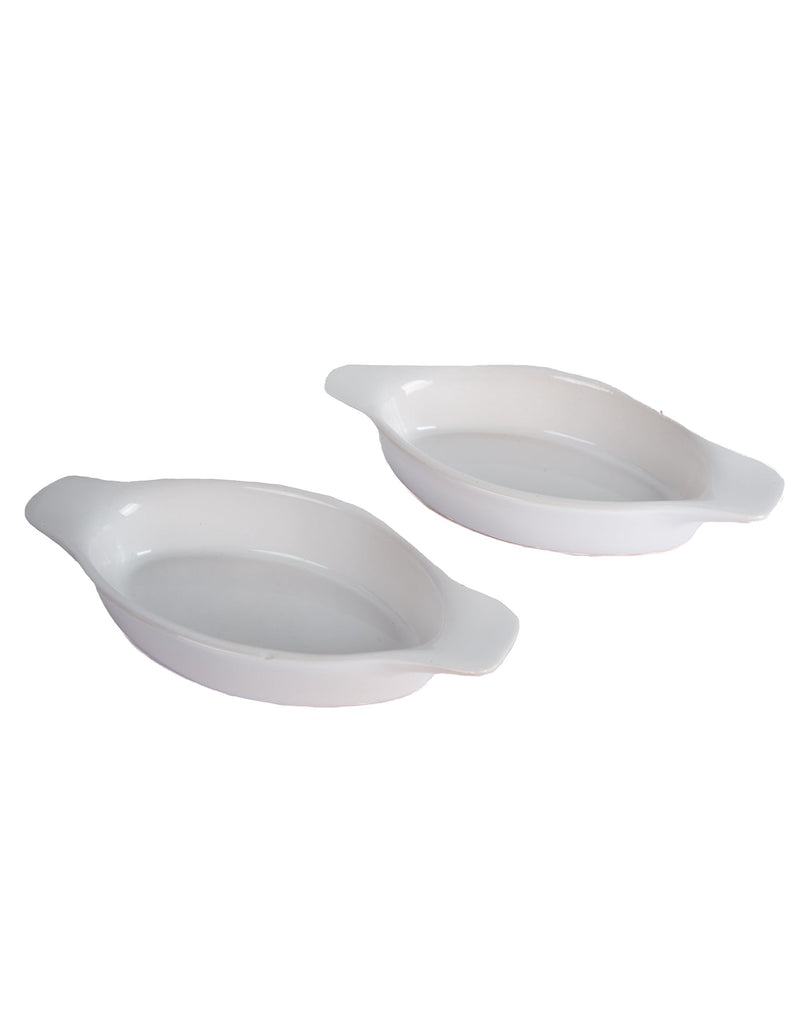 media image for Handled Oval Dish - Set of 2-1 246