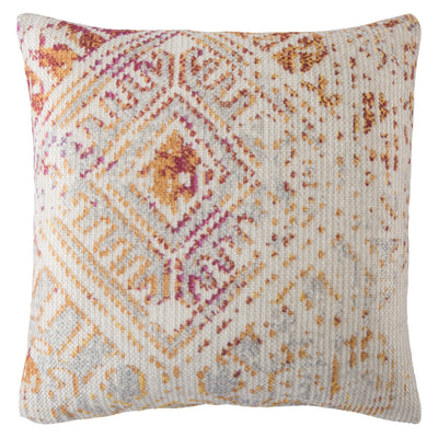 product image of siva indoor outdoor tribal pink gold pillow by nikki chu 1 578