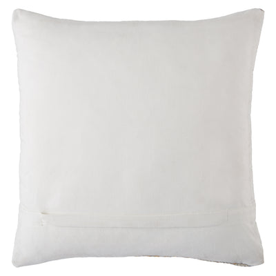 product image for cymbal indoor outdoor geometric teal cream pillow by nikki chu 2 94