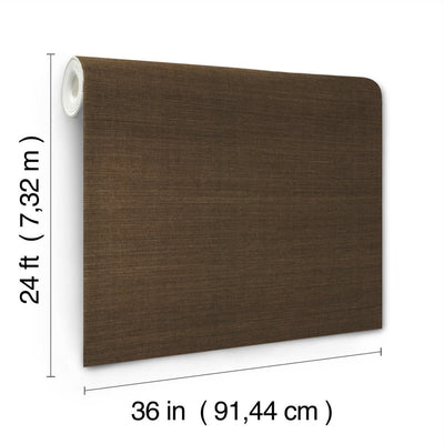product image for Maguey Sisal Wallpaper in Walnut 66